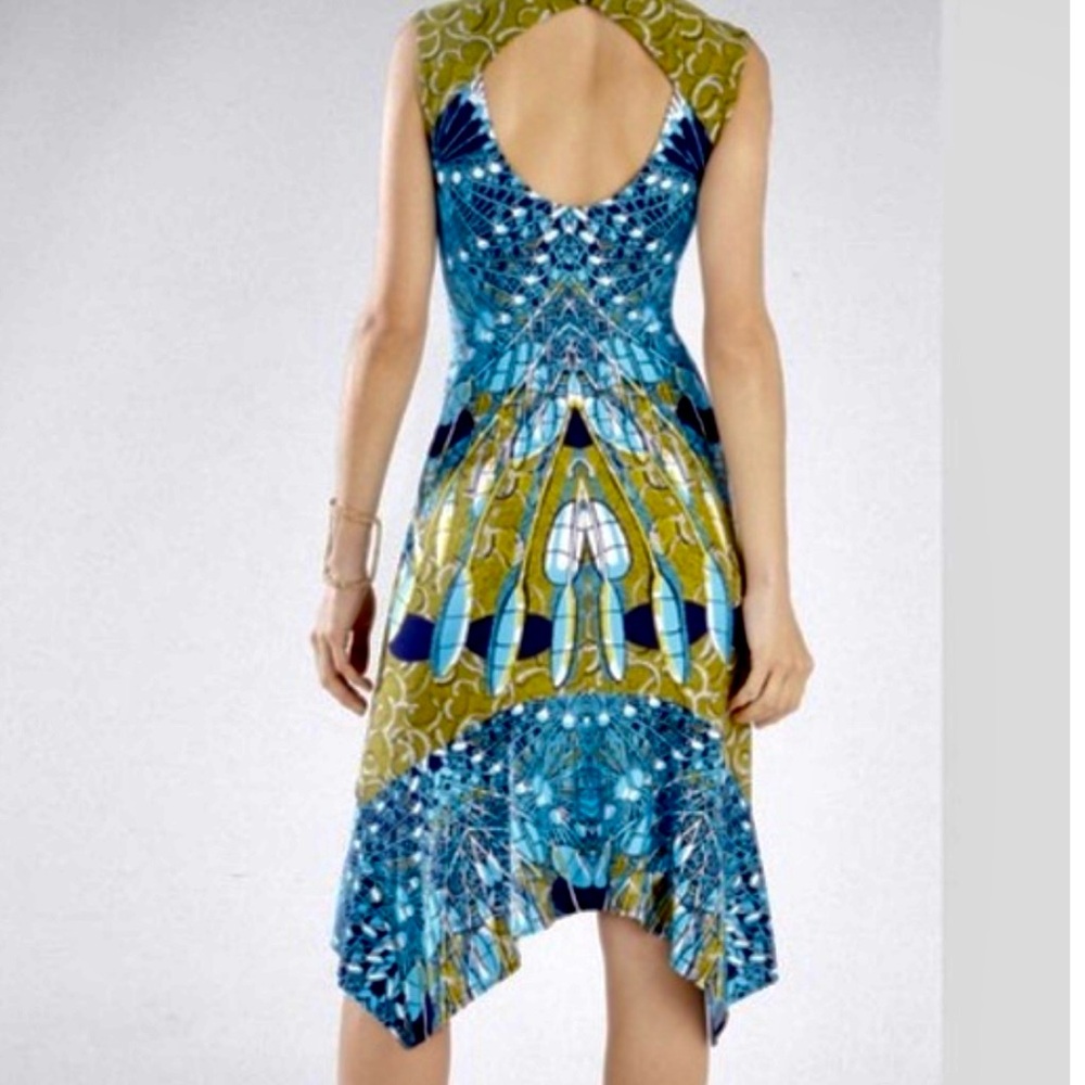 BCBG Max Azaria sleeveless geometric dress size XS - Picture 2 of 11